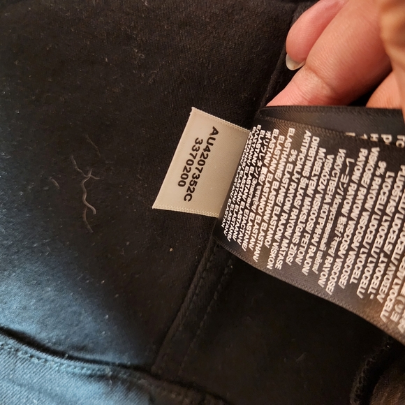 7 Seven for all Mankind Denim Black Wax Coated Jacket - Picture 8 of 13